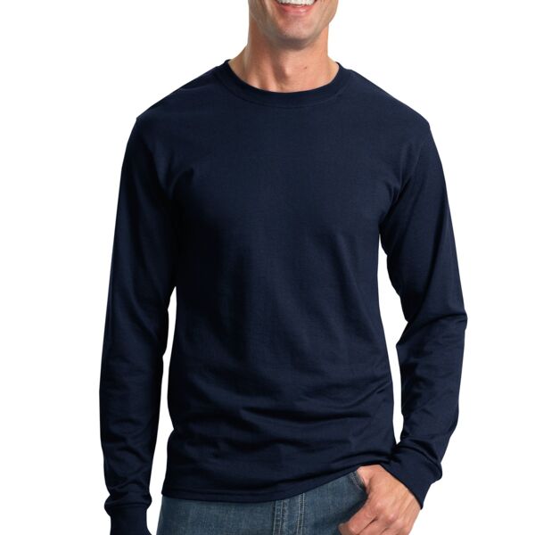 Dri Power ® Active 50/50 Cotton/Poly Long Sleeve T Shirt Thumbnail
