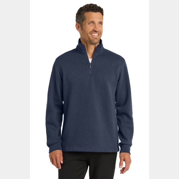 Slub Fleece 1/4 Zip Pullover Thumbnail