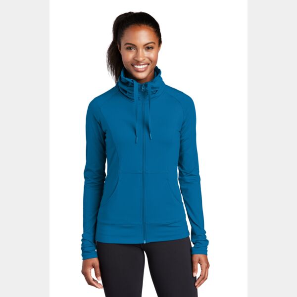Ladies Sport Wick ® Stretch Full Zip Jacket Thumbnail