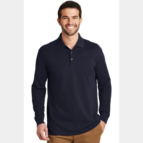 EZCotton ™ Long Sleeve Polo Thumbnail