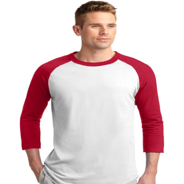 BC3200 Bella+Canvas ® Unisex 3/4-Sleeve Baseball Tee Thumbnail