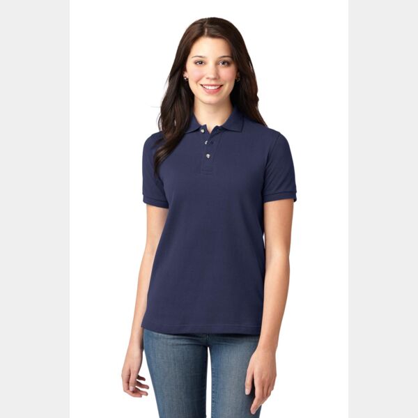 Ladies Heavyweight Cotton Pique Polo Thumbnail
