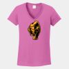 Ladies Heavy Cotton ™ 100% Cotton V Neck T Shirt Thumbnail
