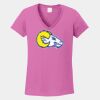 Ladies Heavy Cotton ™ 100% Cotton V Neck T Shirt Thumbnail