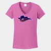Ladies Heavy Cotton ™ 100% Cotton V Neck T Shirt Thumbnail