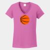 Ladies Heavy Cotton ™ 100% Cotton V Neck T Shirt Thumbnail