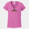 Ladies Heavy Cotton ™ 100% Cotton V Neck T Shirt Thumbnail