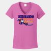Ladies Heavy Cotton ™ 100% Cotton V Neck T Shirt Thumbnail