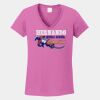 Ladies Heavy Cotton ™ 100% Cotton V Neck T Shirt Thumbnail