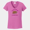 Ladies Heavy Cotton ™ 100% Cotton V Neck T Shirt Thumbnail