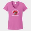Ladies Heavy Cotton ™ 100% Cotton V Neck T Shirt Thumbnail