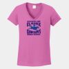 Ladies Heavy Cotton ™ 100% Cotton V Neck T Shirt Thumbnail