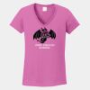 Ladies Heavy Cotton ™ 100% Cotton V Neck T Shirt Thumbnail