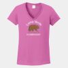 Ladies Heavy Cotton ™ 100% Cotton V Neck T Shirt Thumbnail