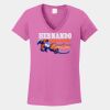 Ladies Heavy Cotton ™ 100% Cotton V Neck T Shirt Thumbnail
