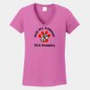 Ladies Heavy Cotton ™ 100% Cotton V Neck T Shirt Thumbnail