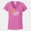 Ladies Heavy Cotton ™ 100% Cotton V Neck T Shirt Thumbnail