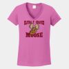 Ladies Heavy Cotton ™ 100% Cotton V Neck T Shirt Thumbnail