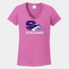 Ladies Heavy Cotton ™ 100% Cotton V Neck T Shirt Thumbnail