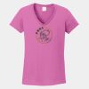 Ladies Heavy Cotton ™ 100% Cotton V Neck T Shirt Thumbnail