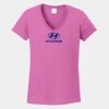 Ladies Heavy Cotton ™ 100% Cotton V Neck T Shirt Thumbnail