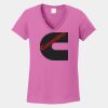 Ladies Heavy Cotton ™ 100% Cotton V Neck T Shirt Thumbnail