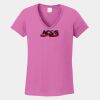 Ladies Heavy Cotton ™ 100% Cotton V Neck T Shirt Thumbnail