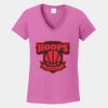 Ladies Heavy Cotton ™ 100% Cotton V Neck T Shirt Thumbnail