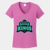 Ladies Heavy Cotton ™ 100% Cotton V Neck T Shirt Thumbnail
