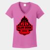 Ladies Heavy Cotton ™ 100% Cotton V Neck T Shirt Thumbnail