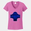 Ladies Heavy Cotton ™ 100% Cotton V Neck T Shirt Thumbnail