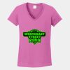 Ladies Heavy Cotton ™ 100% Cotton V Neck T Shirt Thumbnail