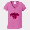 Ladies Heavy Cotton ™ 100% Cotton V Neck T Shirt Thumbnail