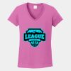 Ladies Heavy Cotton ™ 100% Cotton V Neck T Shirt Thumbnail
