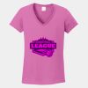Ladies Heavy Cotton ™ 100% Cotton V Neck T Shirt Thumbnail