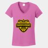 Ladies Heavy Cotton ™ 100% Cotton V Neck T Shirt Thumbnail