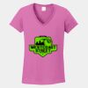Ladies Heavy Cotton ™ 100% Cotton V Neck T Shirt Thumbnail