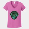 Ladies Heavy Cotton ™ 100% Cotton V Neck T Shirt Thumbnail