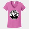 Ladies Heavy Cotton ™ 100% Cotton V Neck T Shirt Thumbnail