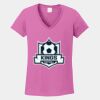 Ladies Heavy Cotton ™ 100% Cotton V Neck T Shirt Thumbnail