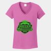 Ladies Heavy Cotton ™ 100% Cotton V Neck T Shirt Thumbnail