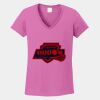 Ladies Heavy Cotton ™ 100% Cotton V Neck T Shirt Thumbnail