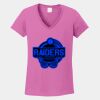 Ladies Heavy Cotton ™ 100% Cotton V Neck T Shirt Thumbnail