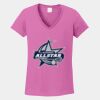 Ladies Heavy Cotton ™ 100% Cotton V Neck T Shirt Thumbnail