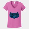 Ladies Heavy Cotton ™ 100% Cotton V Neck T Shirt Thumbnail