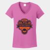 Ladies Heavy Cotton ™ 100% Cotton V Neck T Shirt Thumbnail