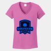 Ladies Heavy Cotton ™ 100% Cotton V Neck T Shirt Thumbnail