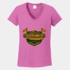 Ladies Heavy Cotton ™ 100% Cotton V Neck T Shirt Thumbnail