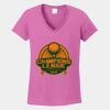 Ladies Heavy Cotton ™ 100% Cotton V Neck T Shirt Thumbnail