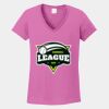 Ladies Heavy Cotton ™ 100% Cotton V Neck T Shirt Thumbnail